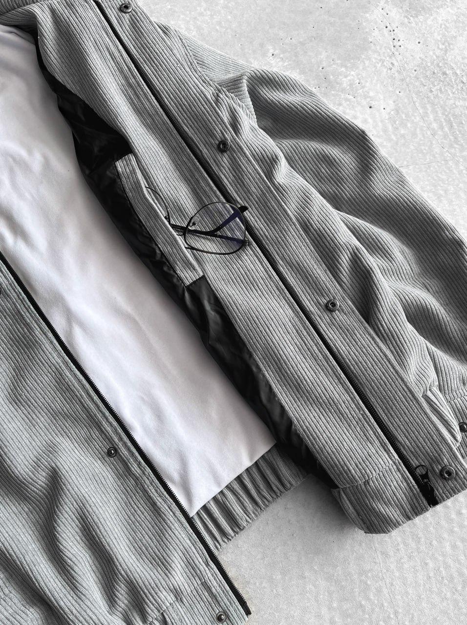 Куртка чоловіча демісезонна Snood вельветова L Сірий (26496/1/3) - фото 6 Куртка чоловіча демісезонна Snood вельветова L Сірий (26496/1/3) - фото 6