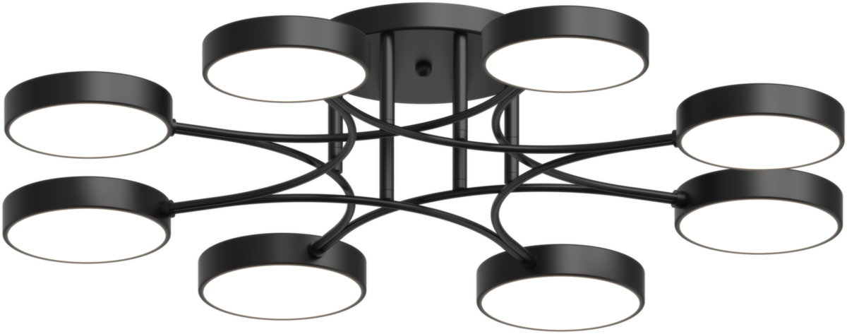 Люстра Platinum B X13266/8 BK светодиодная акриловая (41546)