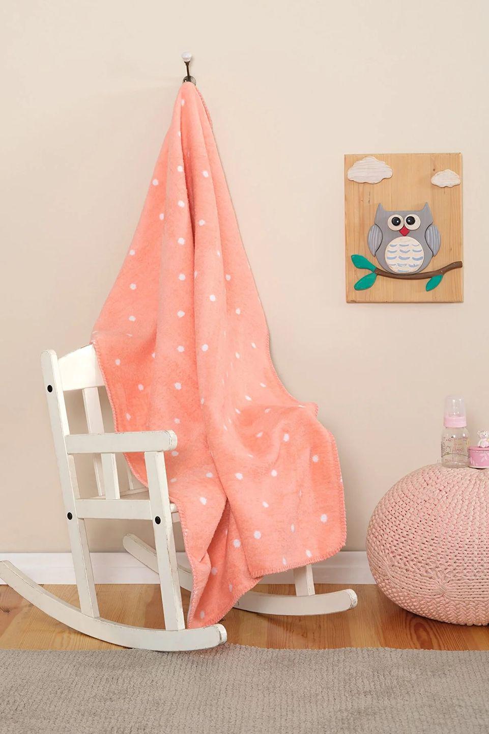 Плед детский в кроватку Karaca Home Point 100х120 см Somon (13376892)