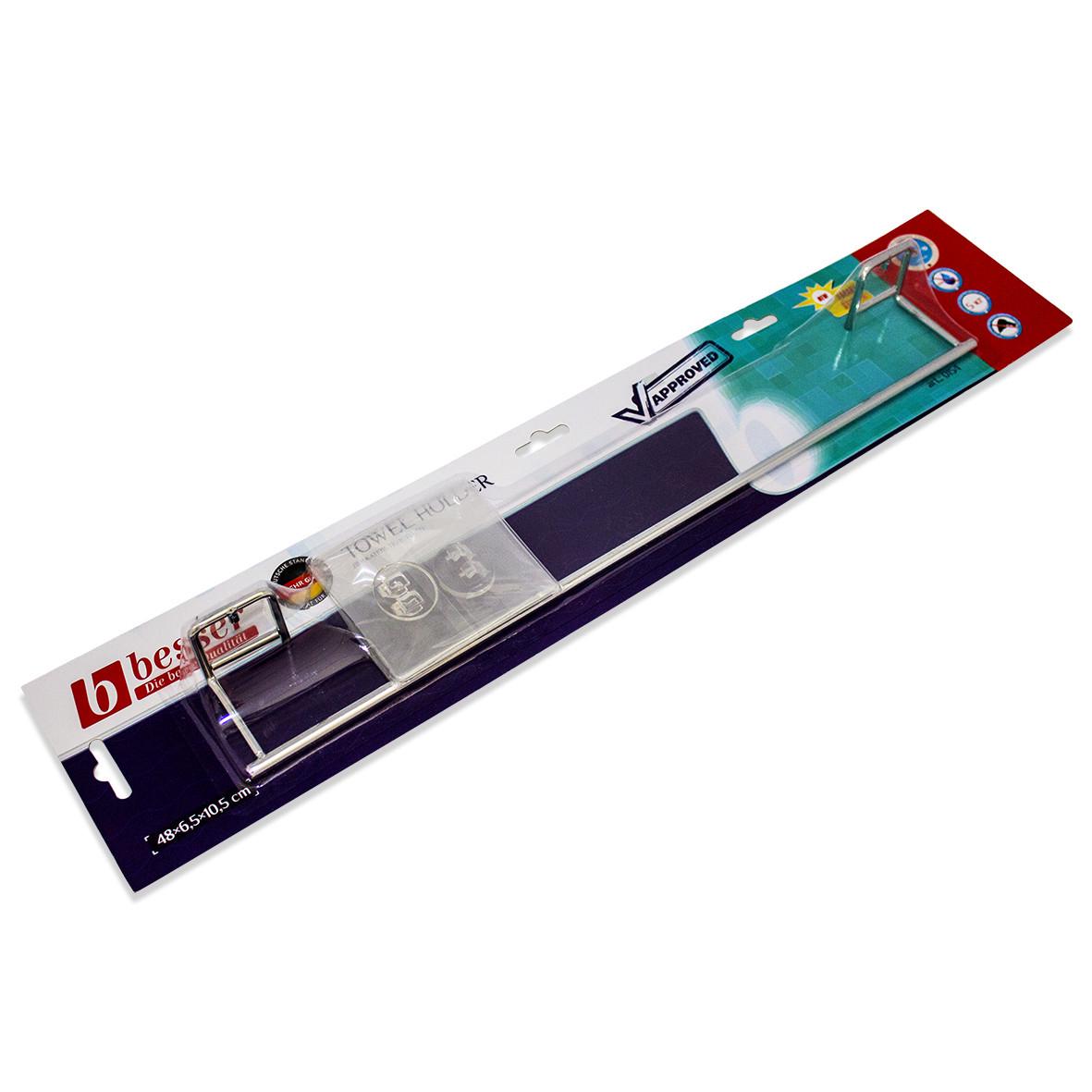 Тримач для рушників Besser SMART STICKER 46x6x4,5 см з кріпленням (KM-0154)