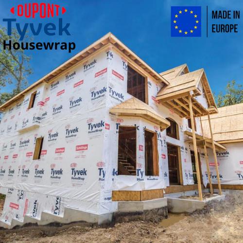 Вітрозахисна мембрана Tyvek Housewrap 3x50 м (8914987) - фото 12