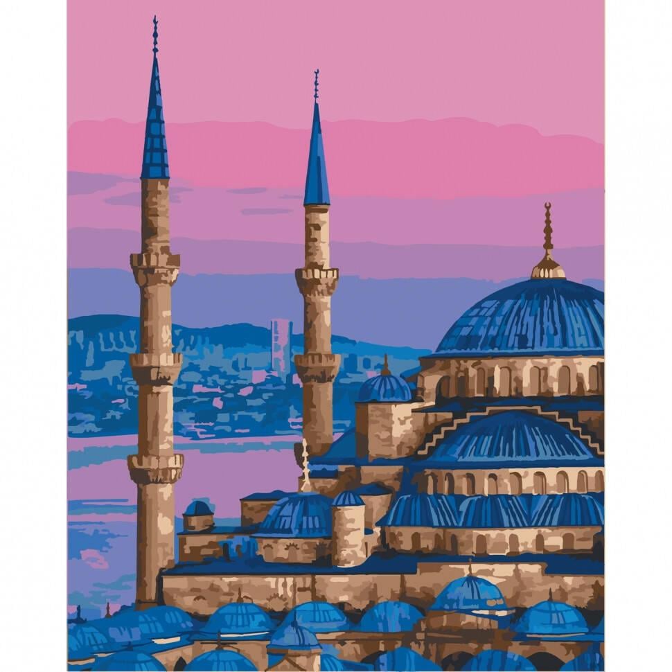 Картина по номерам ART CRAFT Голубая мечеть. Стамбул лак 40х50 см (2987253278)