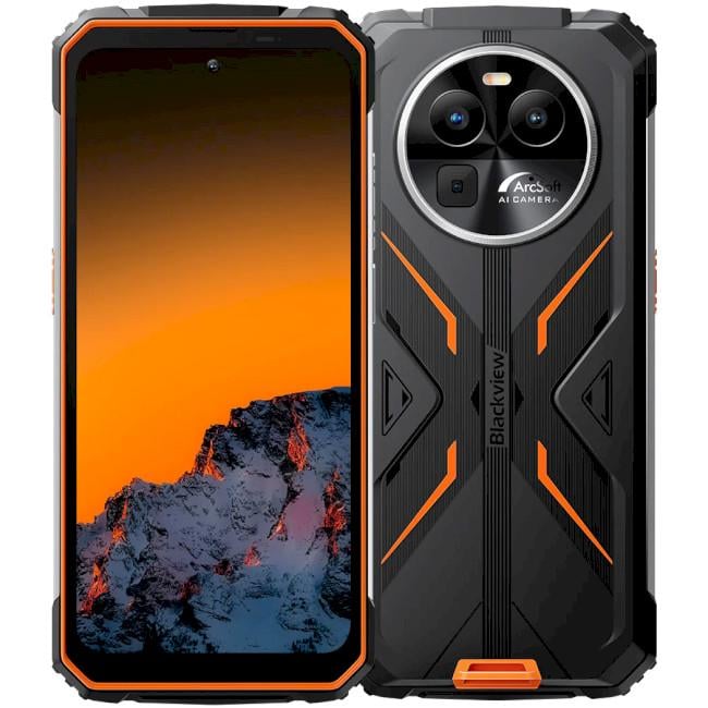 Смартфон Blackview BV8100 8/256 Гб NFC 8800 мАч Black/Orange - фото 2