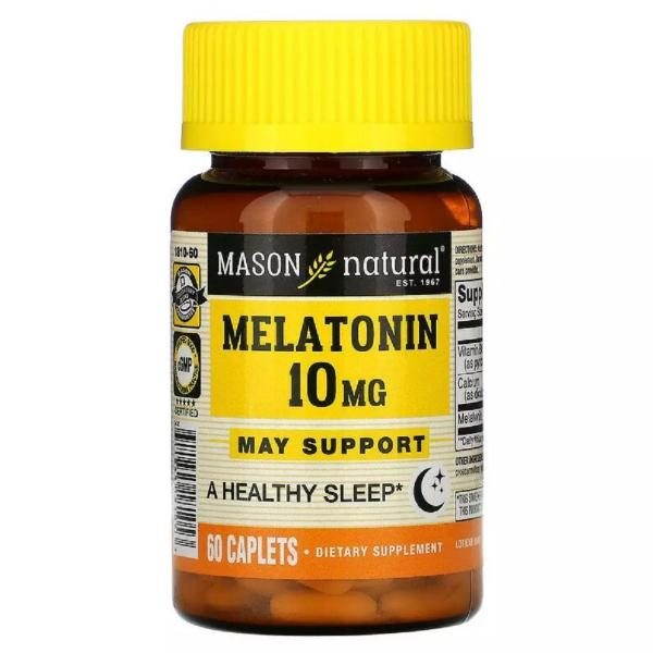 Мелатонин для сна Mason Natural Melatonin 10 мг 60 каплет (000021136)