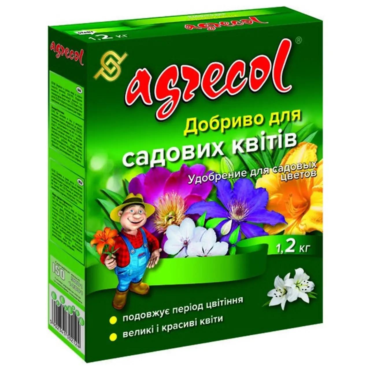 Добриво для садових квітів Agrecol 13-13-21 1,2 кг