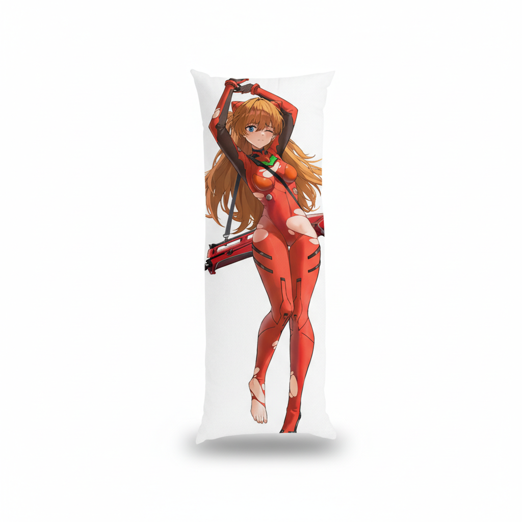 Декоративна подушка Asuka Langley Soryu Evangelion 13х34 см (49582)