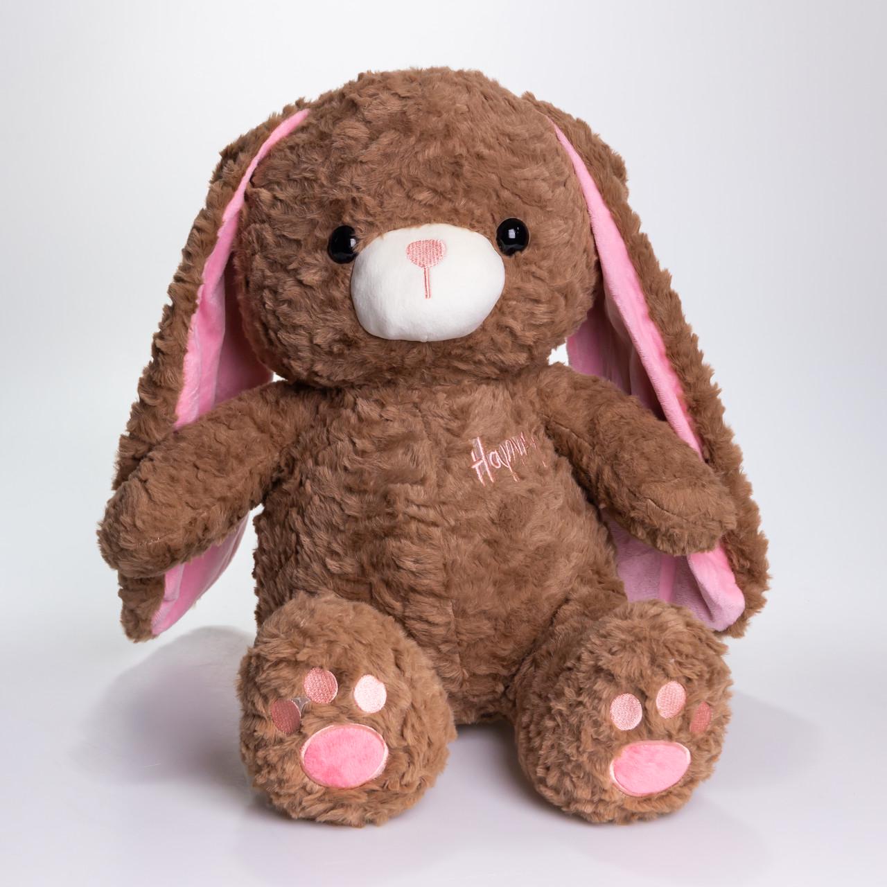 Мягкая игрушка Зайчик с пледом 100х180 см Коричневый (509-9BR)