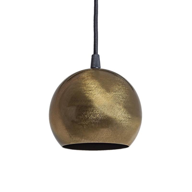 Светильник подвесной лофт Atmolight Bowl BrushGold GU10 P115/1571 на одну лампу Золото
