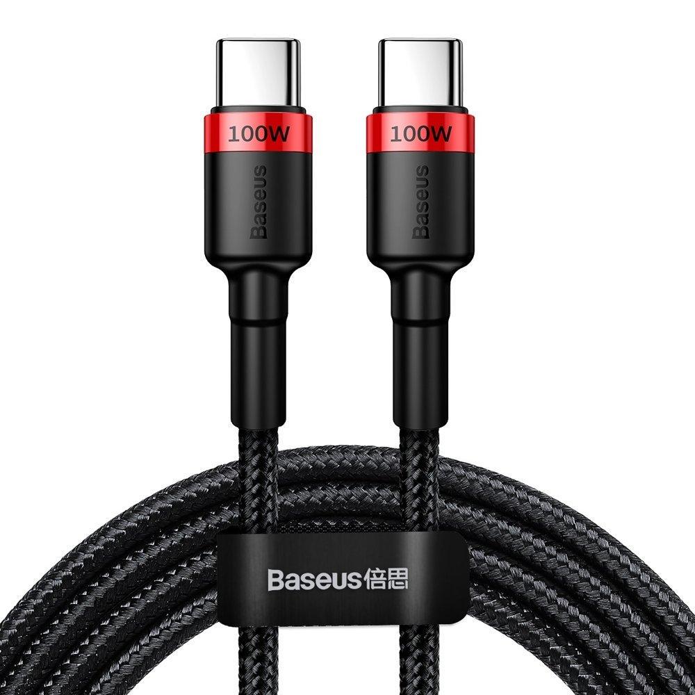 Кабель Baseus Cafule CATKLF-AL91 Type-C to Type-C 100W 20V 5A, Quick Charge 3.0, Power Delivery 2.0 (242889) - фото 5