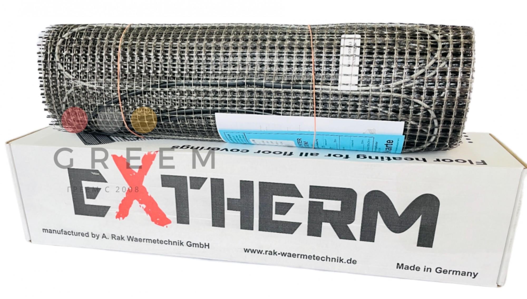 Мат теплого пола под плитку Extherm 180 Вт/м2 9,0 м2