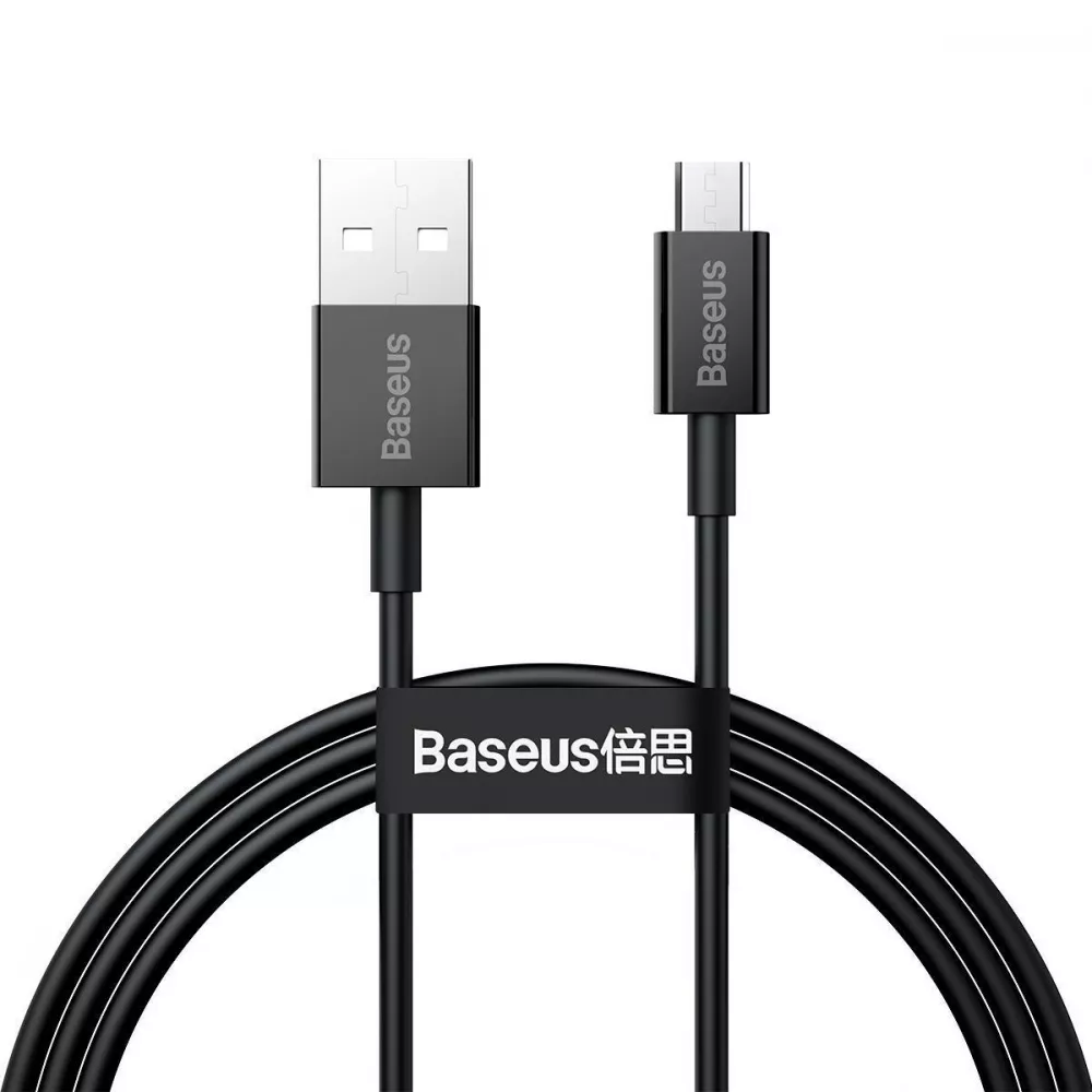 Кабель Baseus Superior Series Fast Charging Micro USB 2 A 1 м Black (9744624) - фото 1