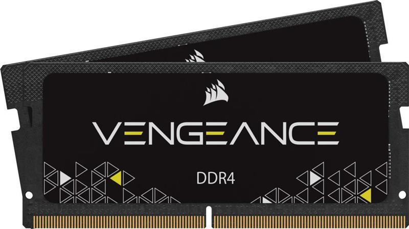 Оперативная память Corsair Vengeance DDR4 SO-DIMM 2x16GB/3200 Black (CMSX32GX4M2A3200C22)