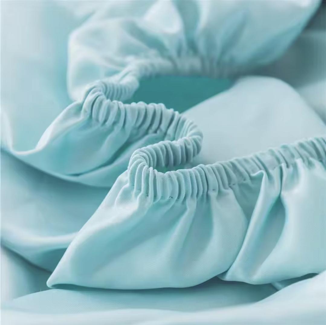 Простирадло на резинці кругле Текстилія сатин преміум d 240 см Блакитний (02030426) - фото 3 Простирадло на резинці кругле Текстилія сатин преміум d 240 см Блакитний (02030426) - фото 3