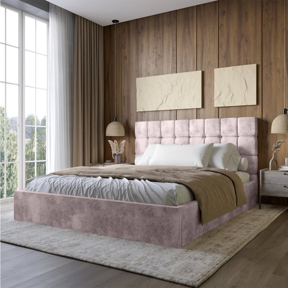 Ліжко двоспальне Lion Піксі Silk 402 160x200 см Лотус (Lion-044281)