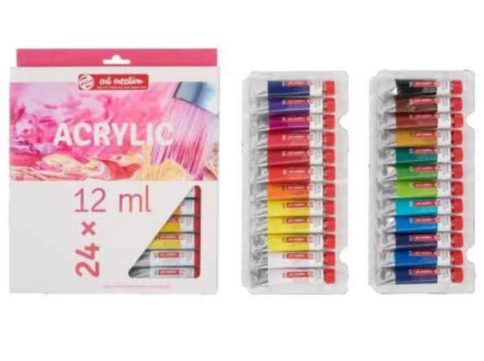 Набір акрилових фарб ArtCreation 24 кольору 12 мл - фото 2 Набір акрилових фарб ArtCreation 24 кольору 12 мл - фото 2