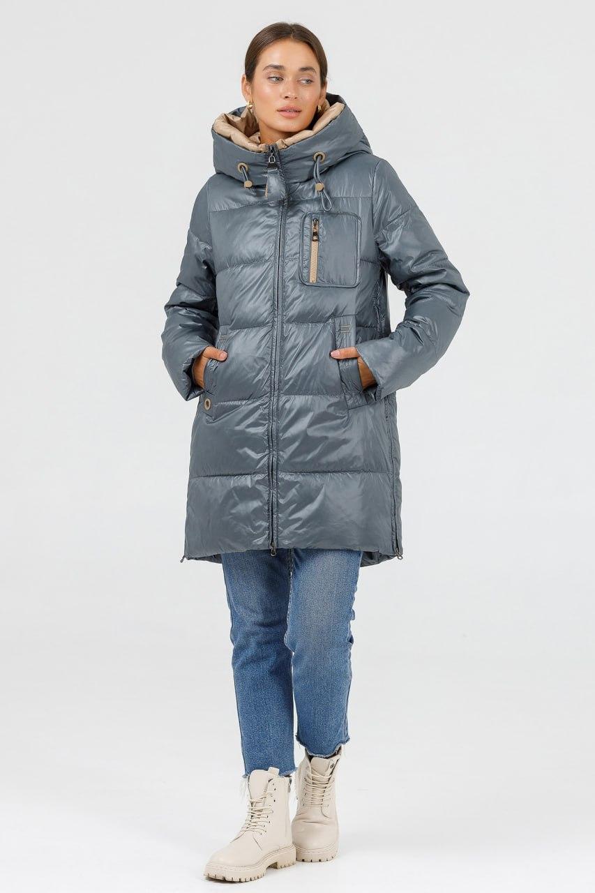 Куртка женская зимняя р. 52 Фисташковая (097n\52)