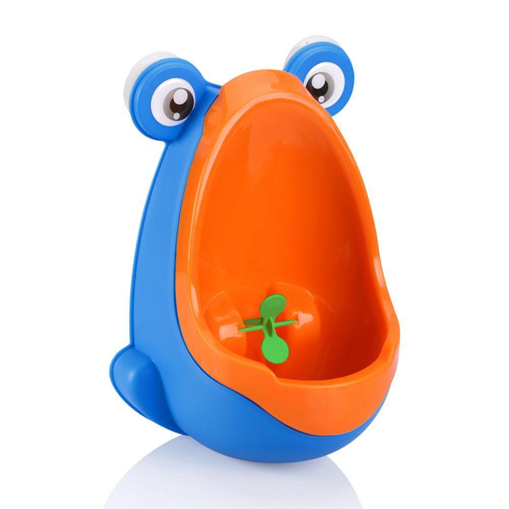 Настенный вертикальный писсуар SUNROZ Potty Training Game для мальчиков с мишенью Сине-оранжевый (SUN5769)