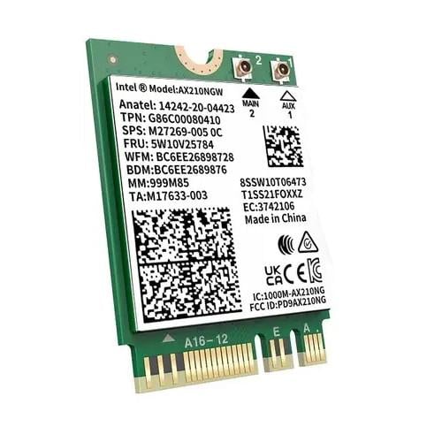 Сетевая карта Intel Wi-Fi 6E AX210 NGW модуль трехдиапазонный адаптер Bluetooth (19125)
