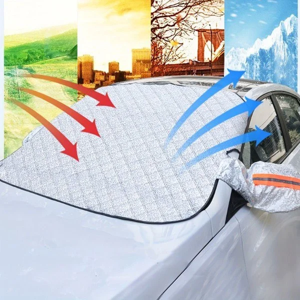 Накидка на лобовое стекло для защиты от чрезмерного повышения температуры внутри автомобиля (C00942) - фото 4 Накидка на лобовое стекло для защиты от чрезмерного повышения температуры внутри автомобиля (C00942) - фото 4