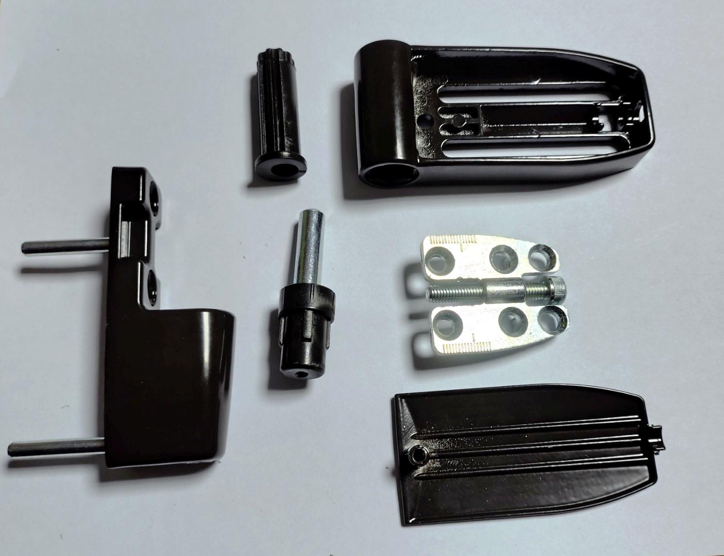 Петля для металлопластиковой двери T&T 3D 130 кг Коричневый RAL 8019 (16812) - фото 3 Петля для металлопластиковой двери T&T 3D 130 кг Коричневый RAL 8019 (16812) - фото 3