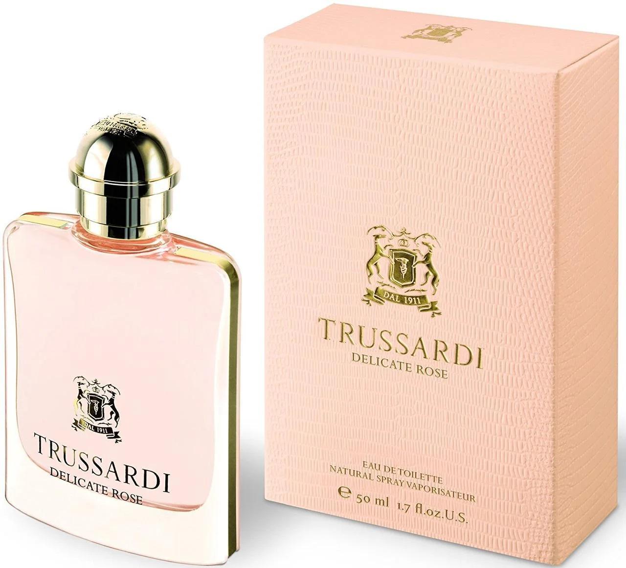 Туалетна вода для жінок Trussardi Delicate Rose 50 мл (18779332) - фото 1