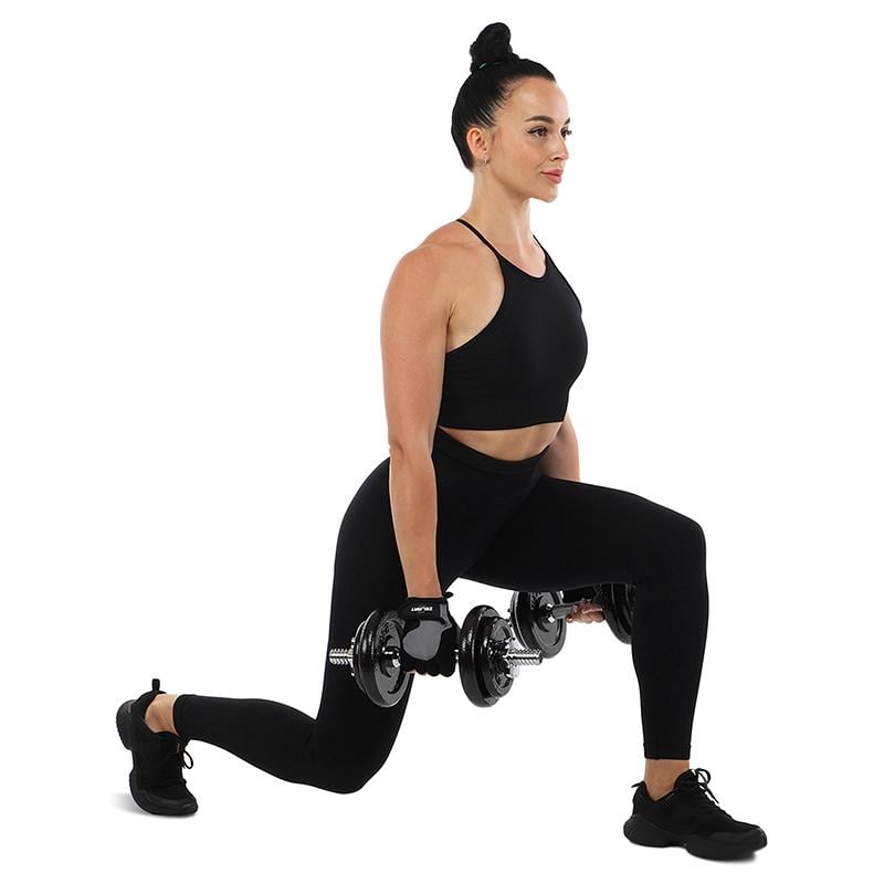 Набор гантелей со штангой 3в1 в кейсе TA-9641 25 кг Серебряный (56363258) - фото 19