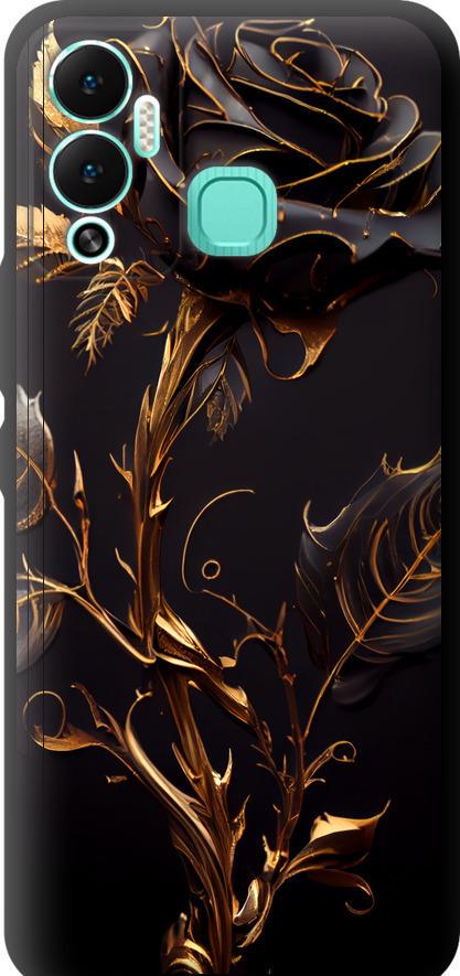 Чехол на Infinix Hot 12 Play Роза 3 (5552b-2759-42517) Чехол на Infinix Hot 12 Play Роза 3 (5552b-2759-42517)