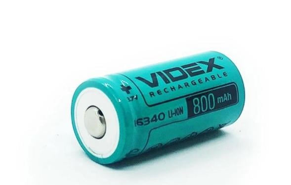 Аккумулятор Videx CR123/16340 800 mAh (000533601)