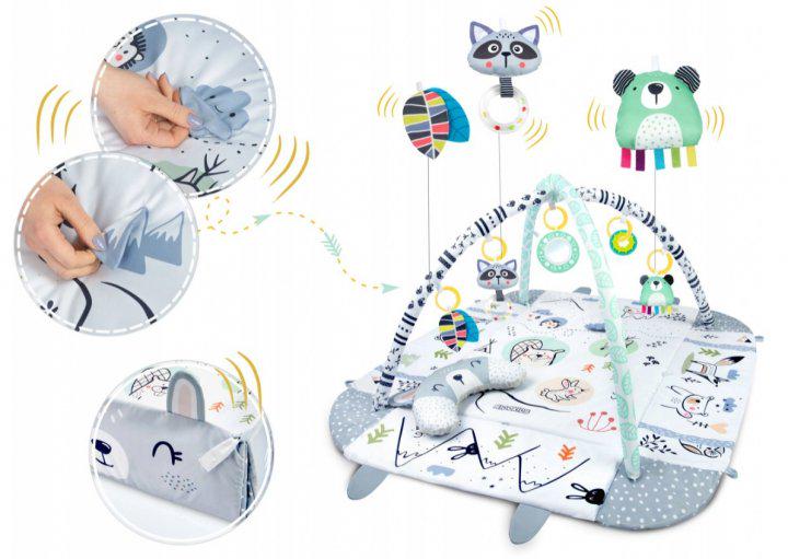 Коврик интерактивный развивающий Ricokids 7350 110х100 см (9967894) - фото 7