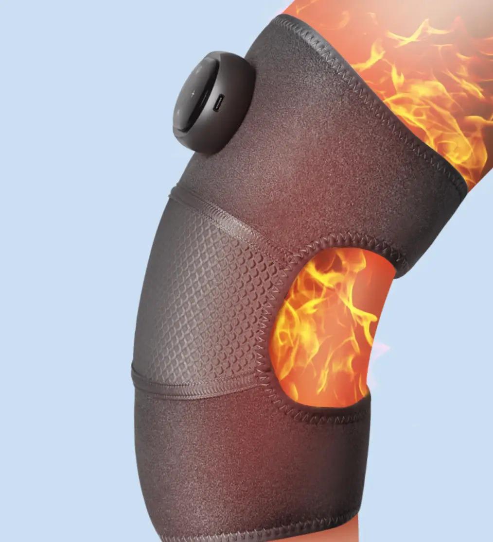 Массажер для коленного сустава Elite Knee-Support вибрационный с инфракрасным подогревом (10161) - фото 6