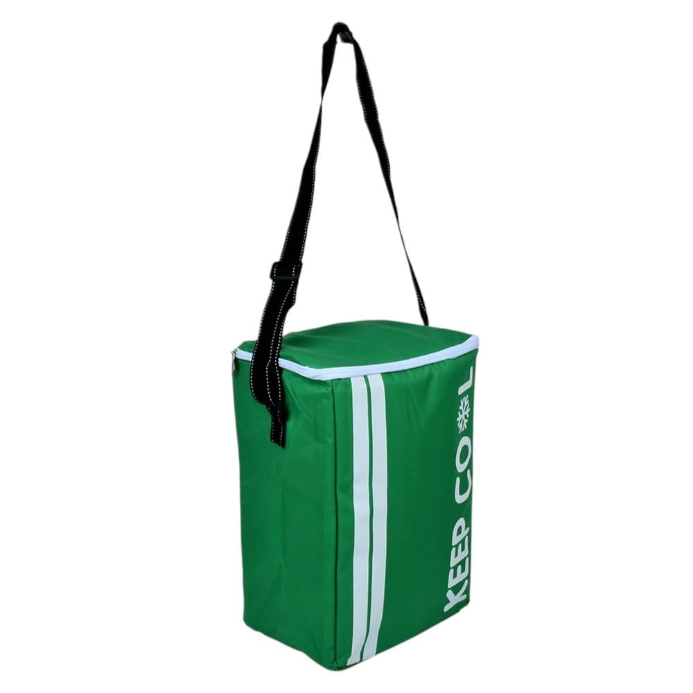 Термосумка Stenson Keep cool 25х18х37 см 16 л Зеленый (MH-5368-M)