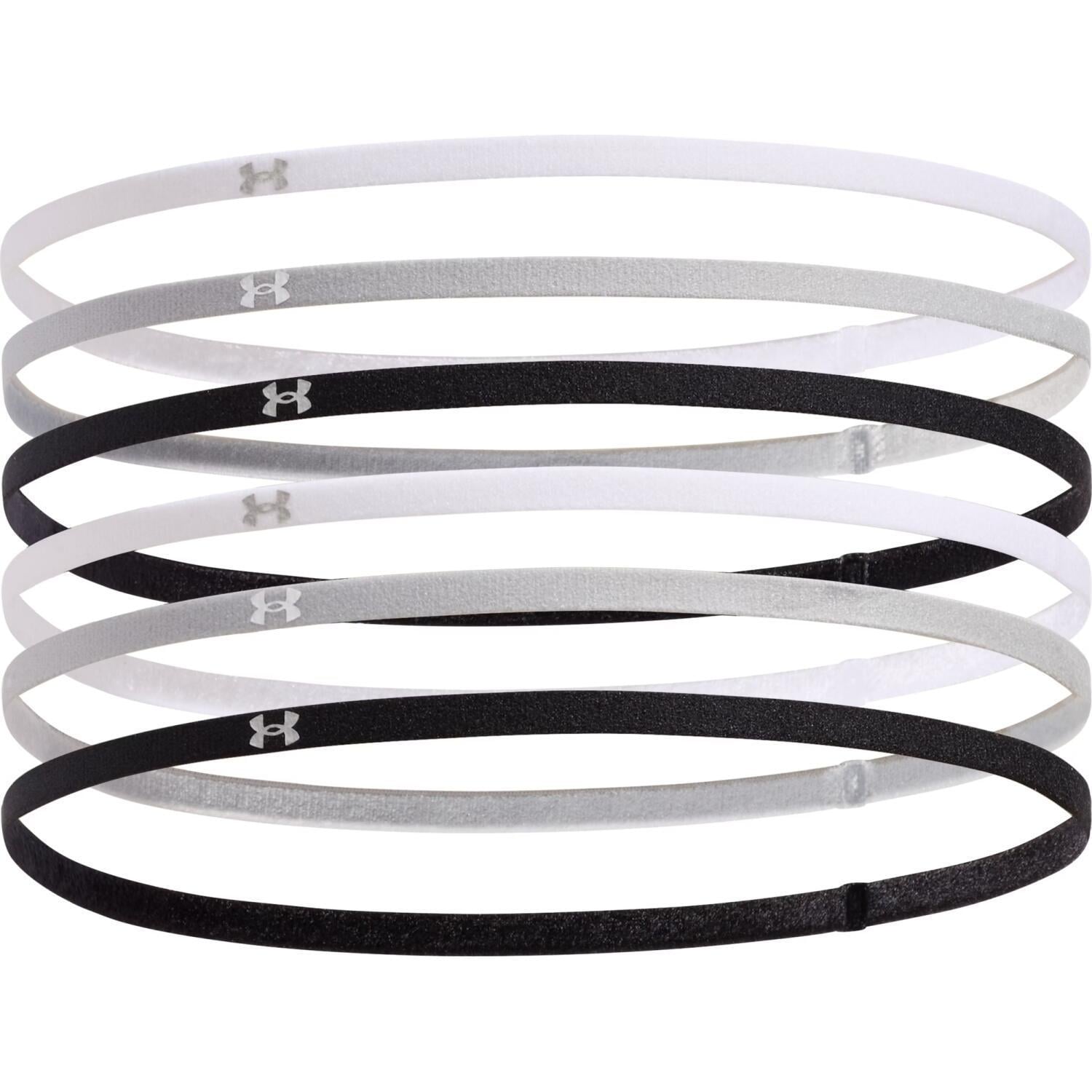 Повязки на голову Under Armour MINI ELASTIC 6-PACK HEADBANDS 1389932-001 6 шт. Белый/Серый/Черный (50169)