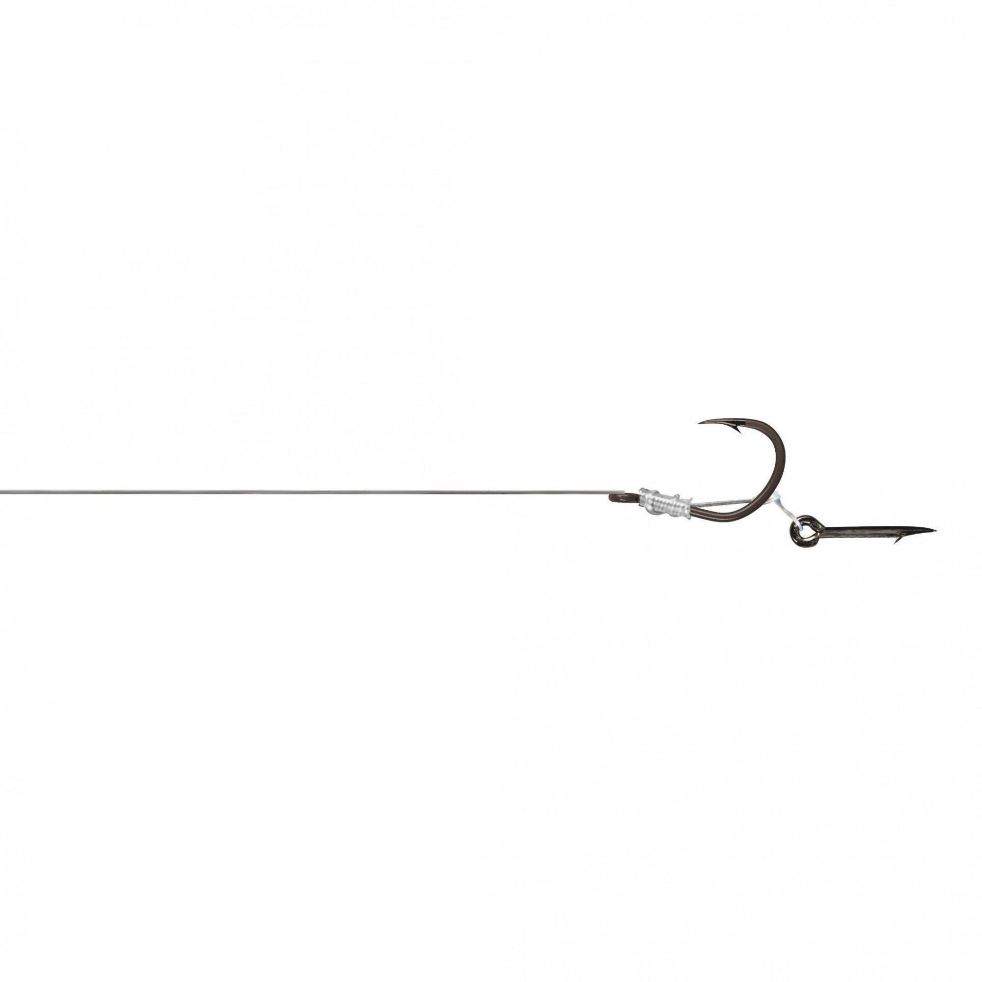 Поводок методный Hikara extreme bayonet крючок №8 леска 0,24 мм 10 см 5 шт. - фото 2