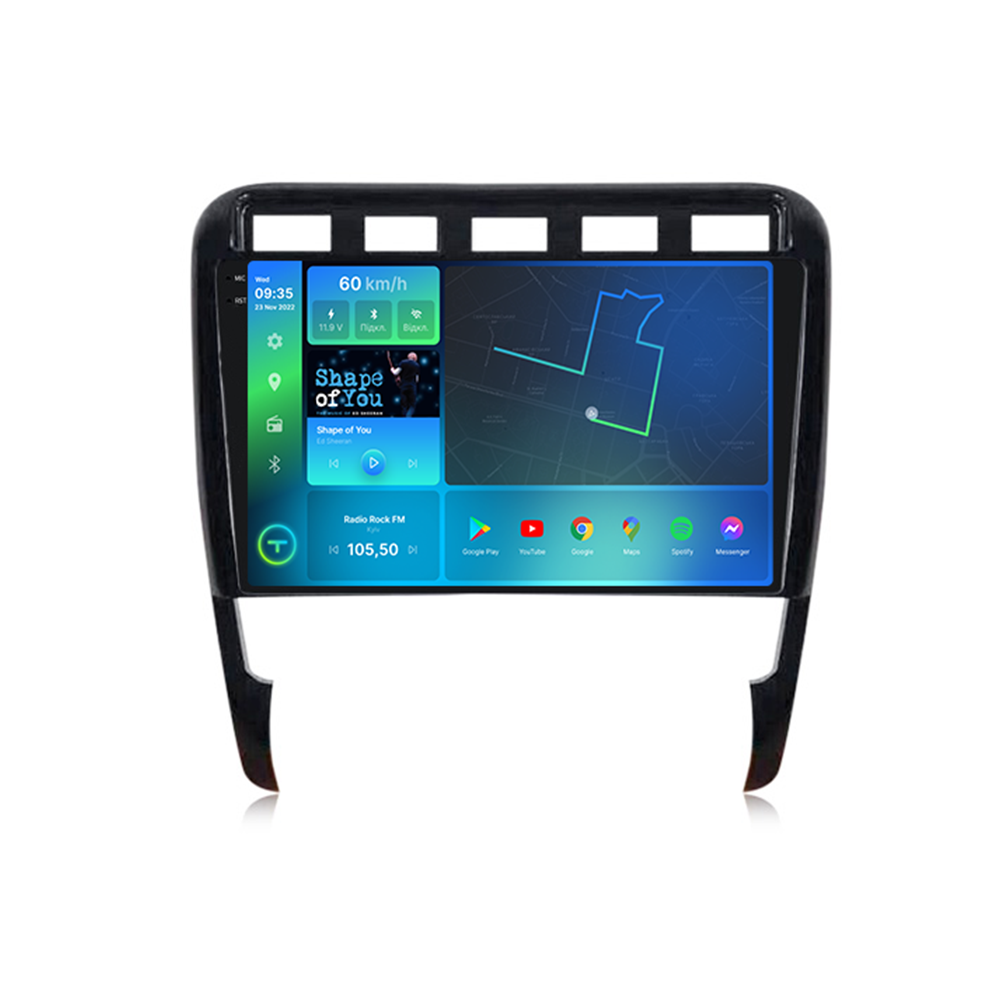 Автомагнитола штатная Torssen 2K F9432 для Porsche Cayenne 2003-2010 г. 4G/Carplay/DSP 4/32 GB 9" (202303409)