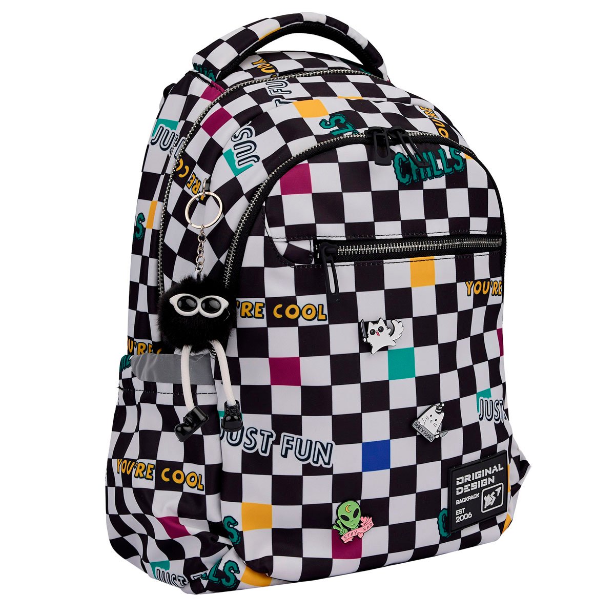 Рюкзак школьный YES TS-54 Just Fun 41х29х14 см Разноцветный (559959)