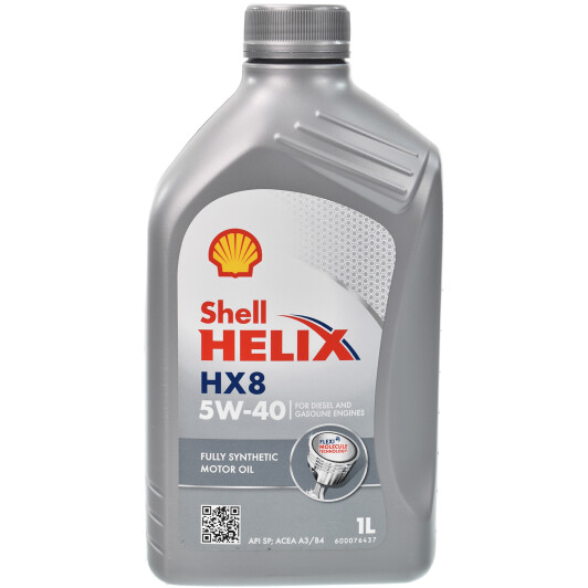 Моторное масло SHELL Helix HX8 A3/B4/C3 SN/CF 5W-40 1 л (550040424)