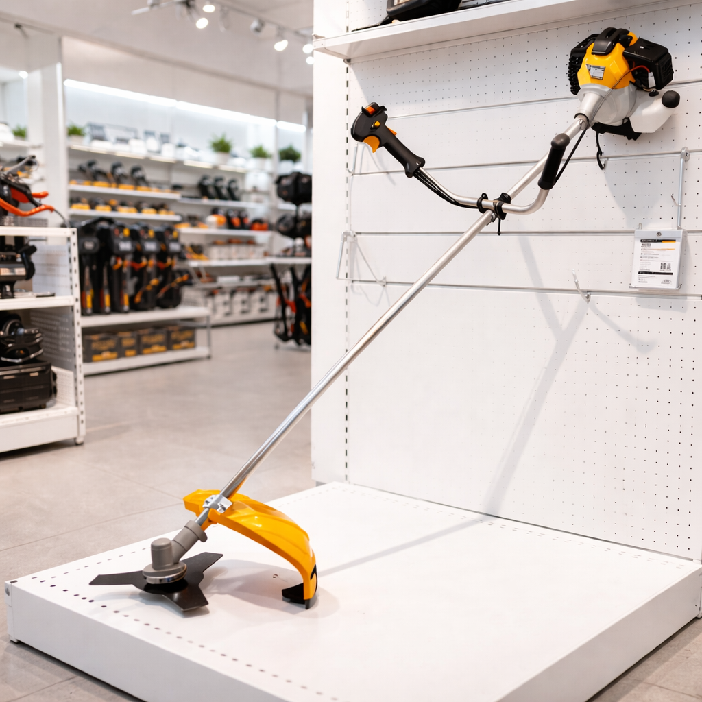 Бензокоса Grad 4 кВт 52 см3 5,44 л.с. жесткий вал U-образная ручка