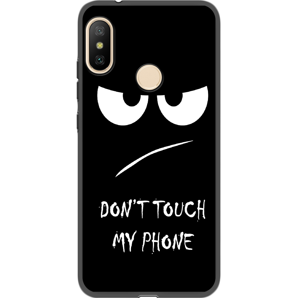 Чехол BoxFace Xiaomi Mi A2 Lite Don't Touch my Phone Черный силикон (34892-up535-35127)