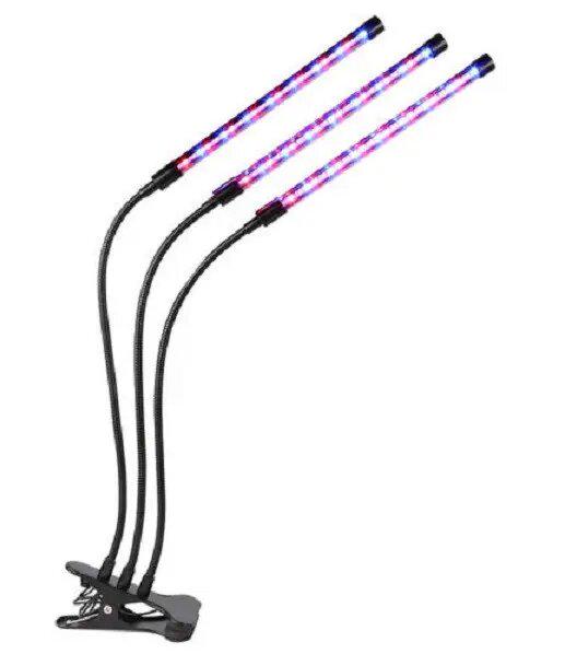 Фітолампа світлодіодна для рослин Plant Grow Light 8075 з таймером Чорний - фото 4