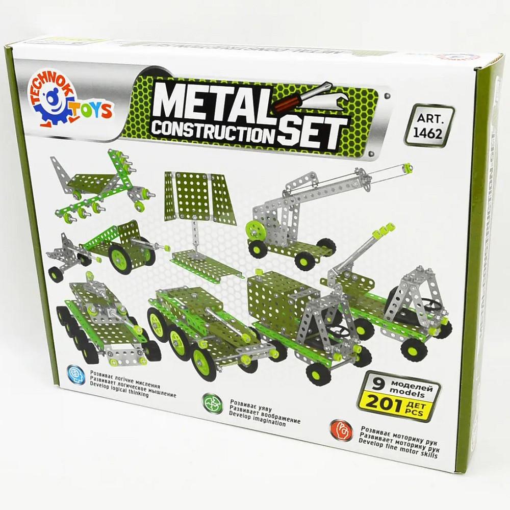Конструктор дитячий металевий ТехноК Військова Техніка 201 дет. (28443501) Конструктор дитячий металевий ТехноК Військова Техніка 201 дет. (28443501)