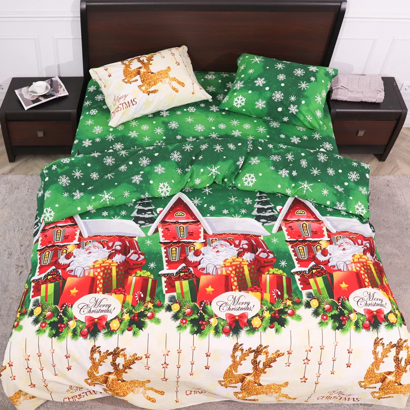 Комплект постільної білизни Gold із бязі двоспальний євро 200х220 cм (151807)