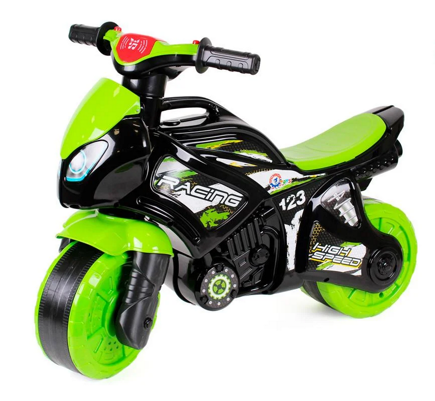 Мотоцикл музичний ТехноК 5774 Чорно-зелений