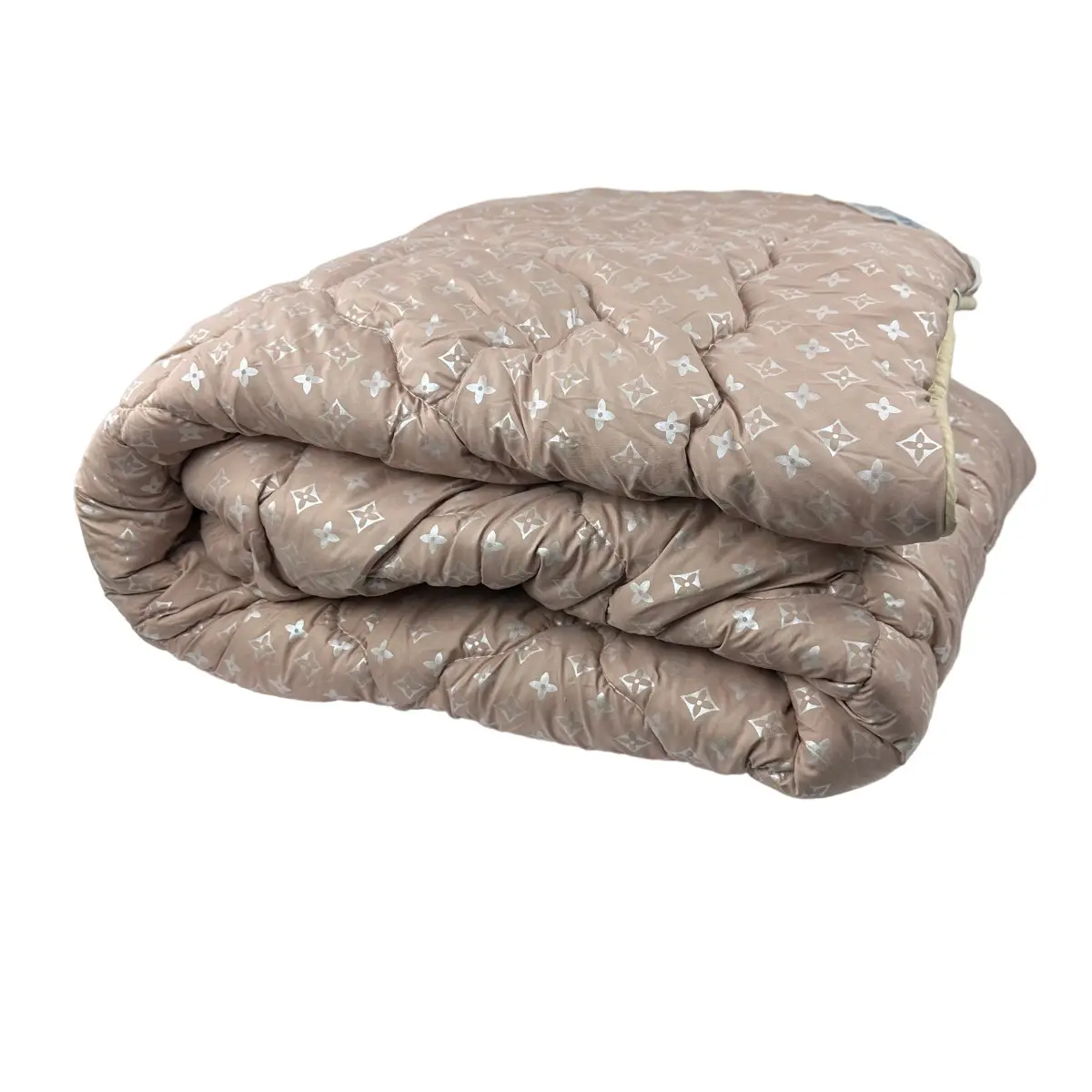 Одеяло евро закрытое Arda Ромб 20391 195х215 см Пудровый (8-6-4627586)