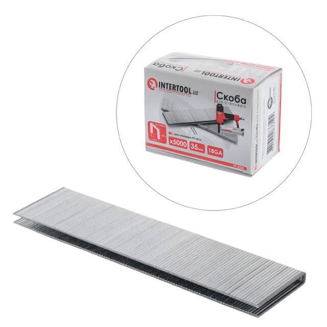 Скоба для степлера Intertool PT-8335 РТ-1612 35 мм 18GA 5,7 5,8х1,25х1,0 мм 5000 шт./уп. - фото 4 Скоба для степлера Intertool PT-8335 РТ-1612 35 мм 18GA 5,7 5,8х1,25х1,0 мм 5000 шт./уп. - фото 4
