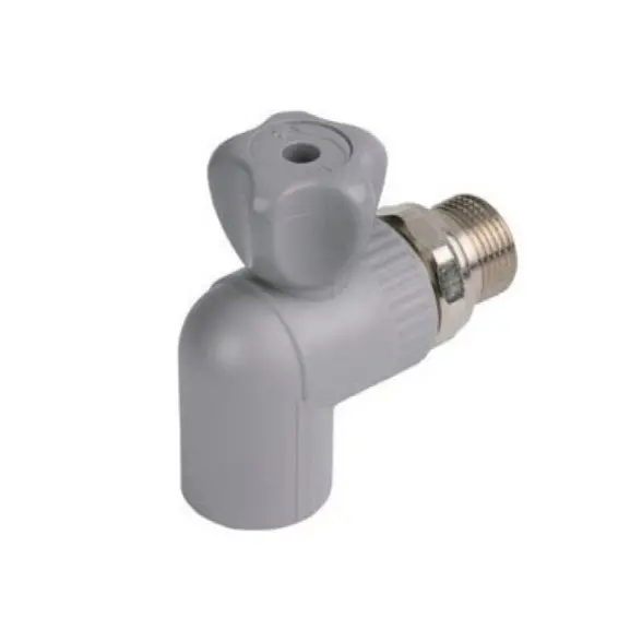 Шаровый кран для радиаторов Berke Plastik PP-R 25х3/4 угловой
