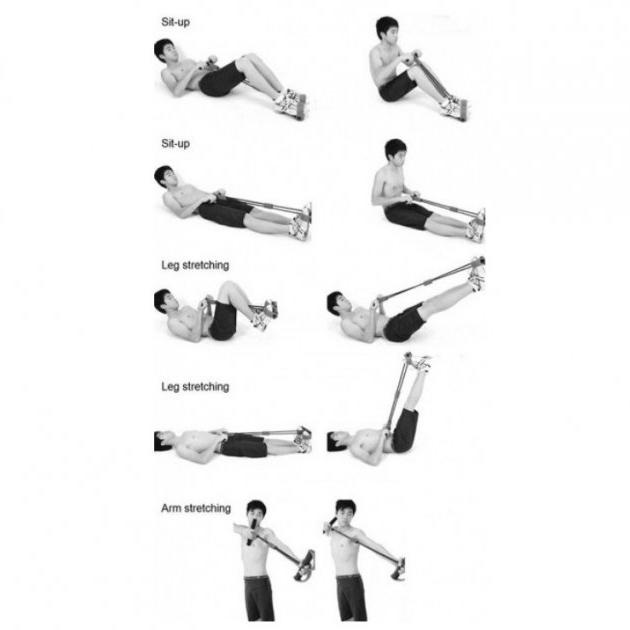 Тренажер для фитнеса Pull Reducer Синий (21030) - фото 7