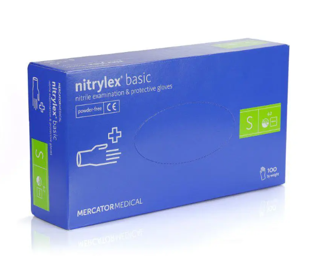 Нитриловые перчатки Nitrilex basic 100 шт. M (AN001159)