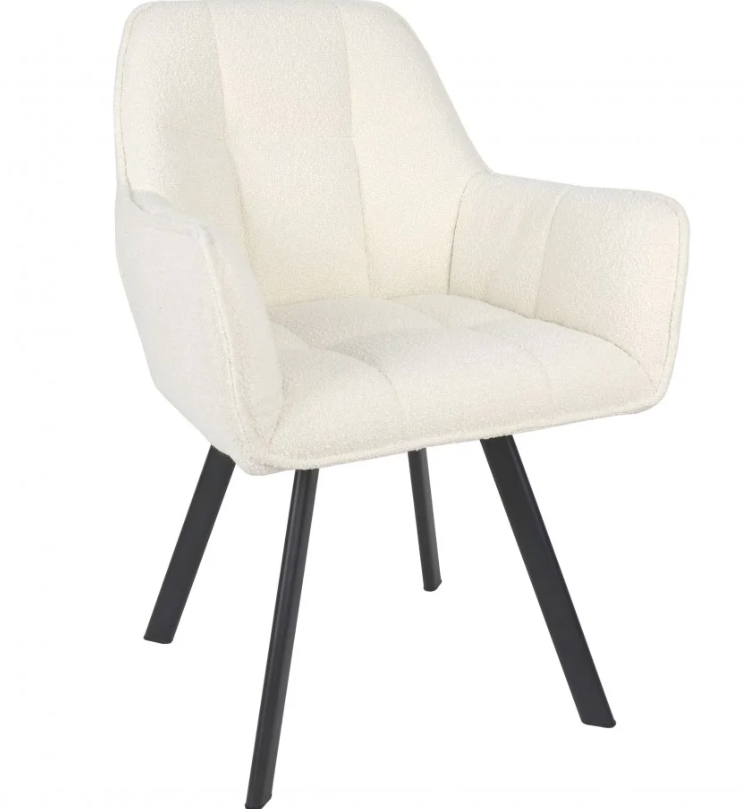 Кухонний стілець GABRIEL поворот 180° Білий (32674492)