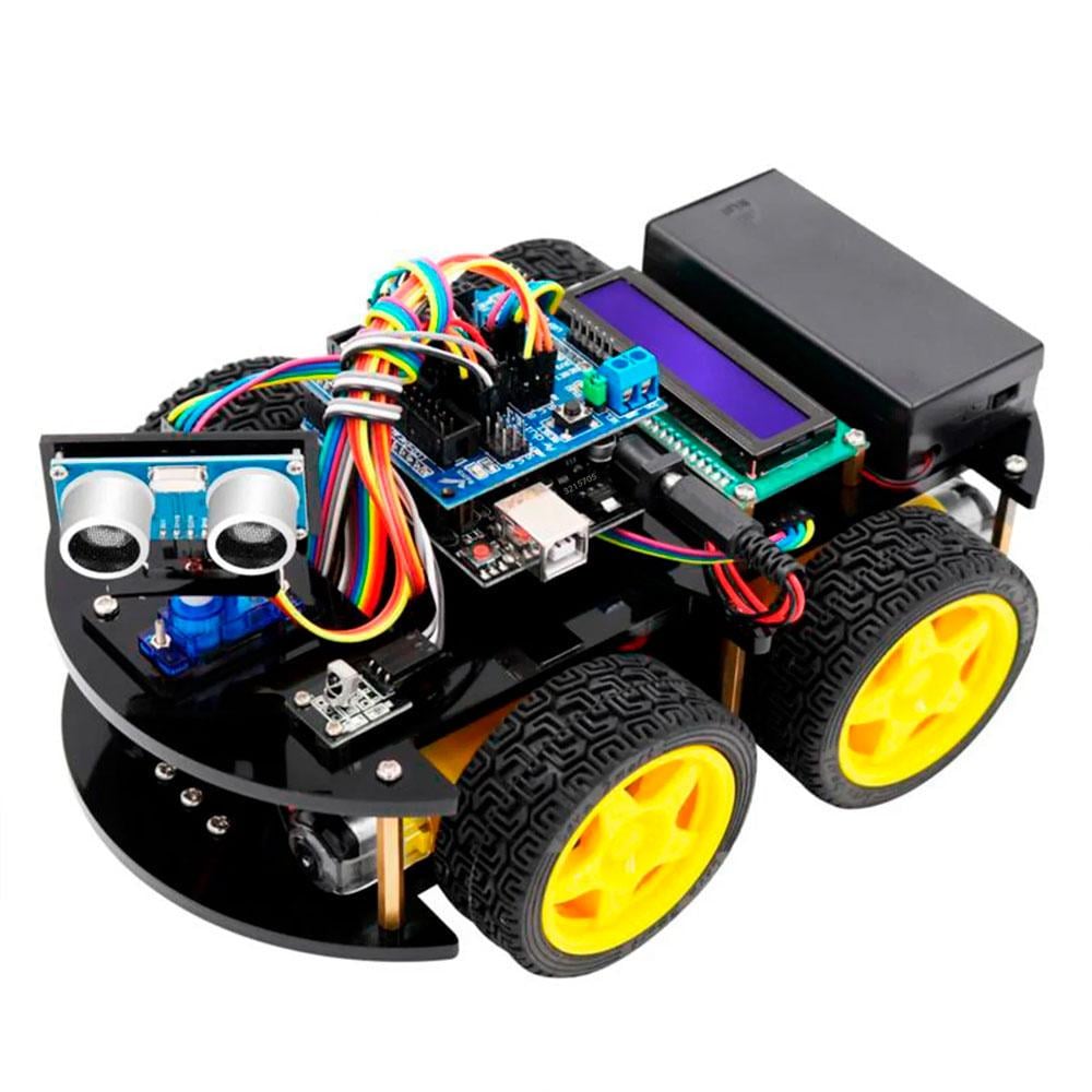 Учебный набор робототехники UNO Robot Car Kit V 3.0 машинка-робот для изучения Arduino - фото 1 Учебный набор робототехники UNO Robot Car Kit V 3.0 машинка-робот для изучения Arduino - фото 1