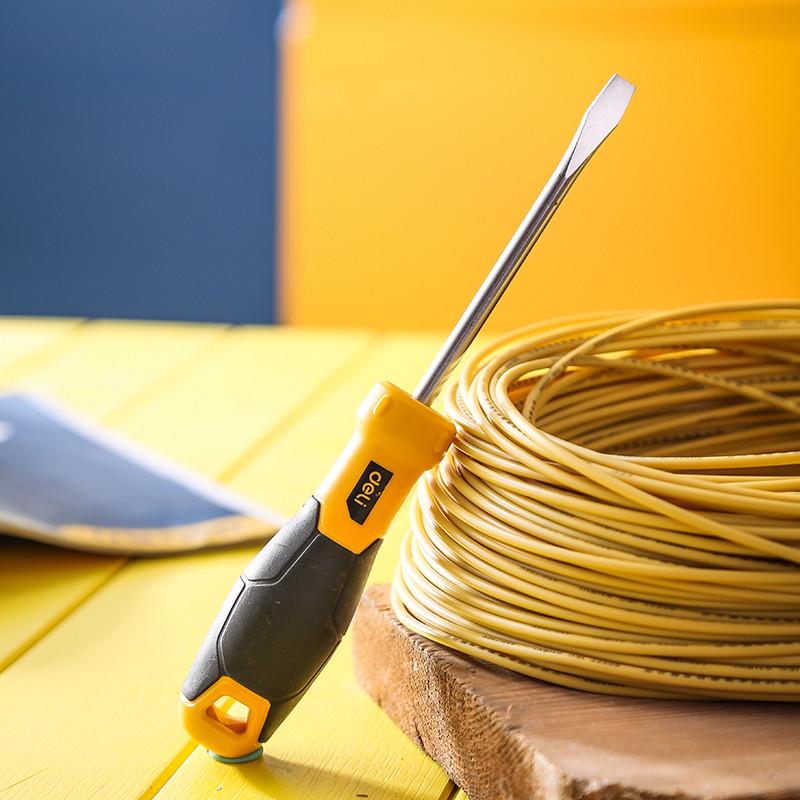 Шлiцьова викрутка Deli Tools DL6361001 6х100 мм (27207101) - фото 5 Шлiцьова викрутка Deli Tools DL6361001 6х100 мм (27207101) - фото 5